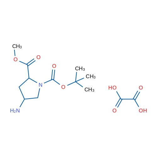 1-tert-Butyl 2-methyl 4-aminopyrrolidine-1,2-dicarboxylate, oxalic acid 5g