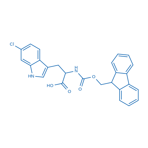 Fmoc-DL-Trp(6-Cl)-OH 250mg