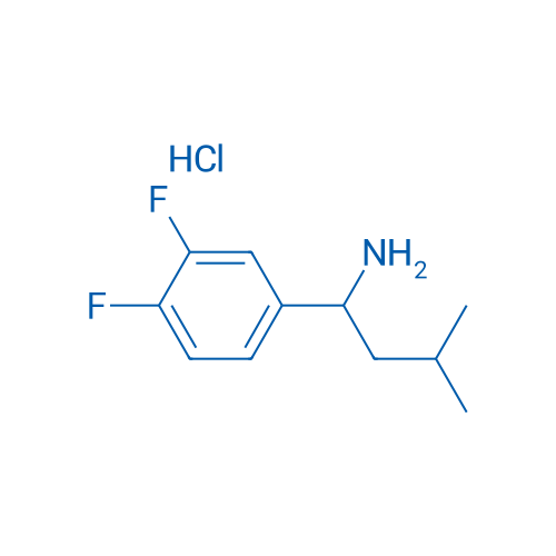 1-(3,4-Difluorophenyl)-3-methylbutan-1-amine hydrochloride 1g