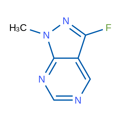 3-Fluoro-1-methyl-1H-pyrazolo[3,4-d]pyrimidine 1g