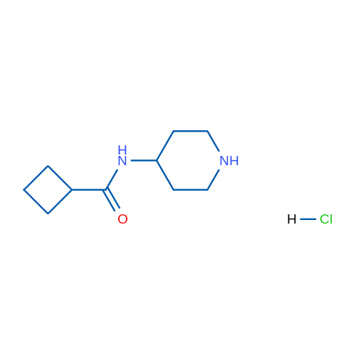 N-(Piperidin-4-yl)cyclobutanecarboxamide hydrochloride 5g