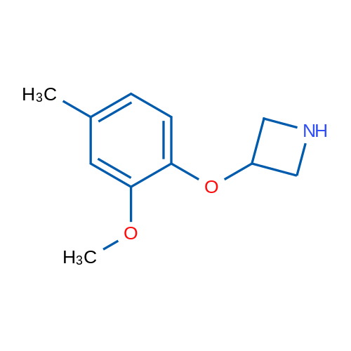 3-(2-Methoxy-4-methylphenoxy)azetidine 5g
