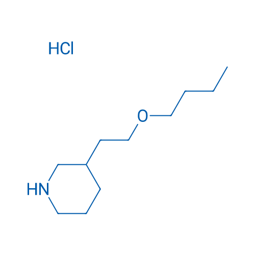 3-(2-Butoxyethyl)piperidine hydrochloride 1g