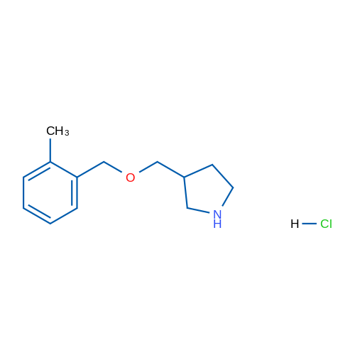 3-(((2-Methylbenzyl)oxy)methyl)pyrrolidine hydrochloride 5g