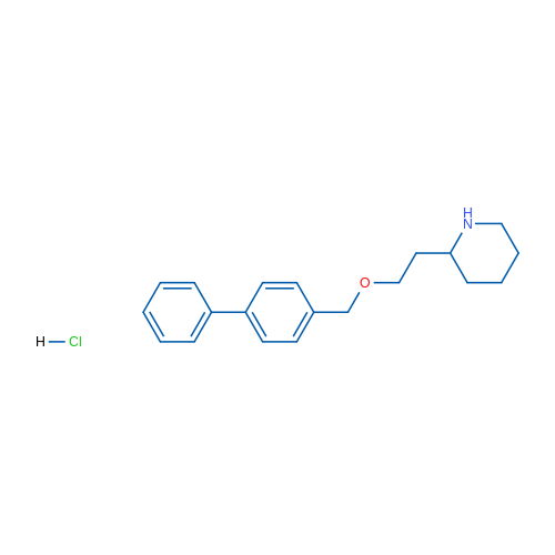 2-(2-([1,1'-Biphenyl]-4-ylmethoxy)ethyl)piperidine hydrochloride 5g