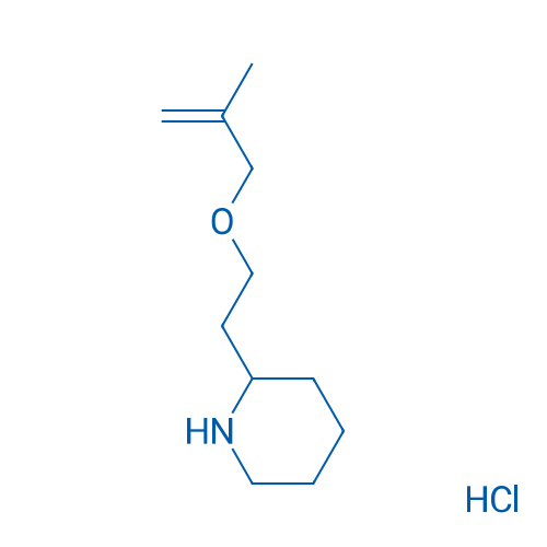 2-(2-((2-Methylallyl)oxy)ethyl)piperidine hydrochloride 1g