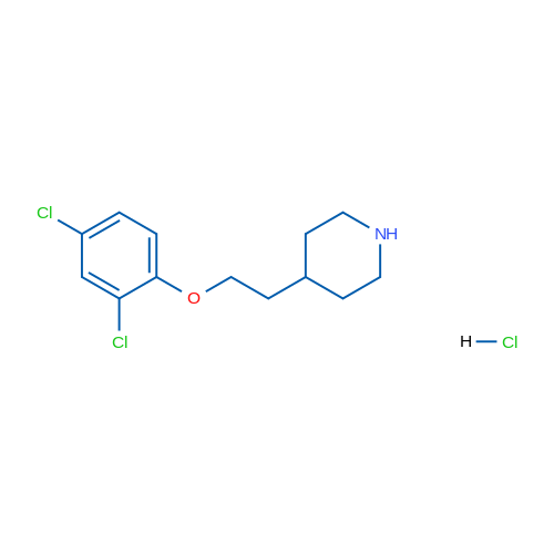 4-(2-(2,4-Dichlorophenoxy)ethyl)piperidine hydrochloride 5g