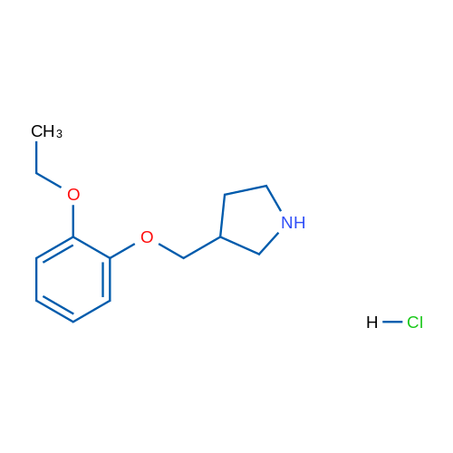 3-((2-Ethoxyphenoxy)methyl)pyrrolidine hydrochloride 1g