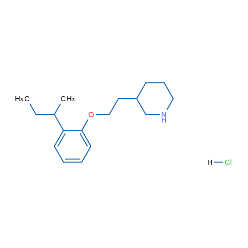 3-(2-(2-(sec-Butyl)phenoxy)ethyl)piperidine hydrochloride 5g