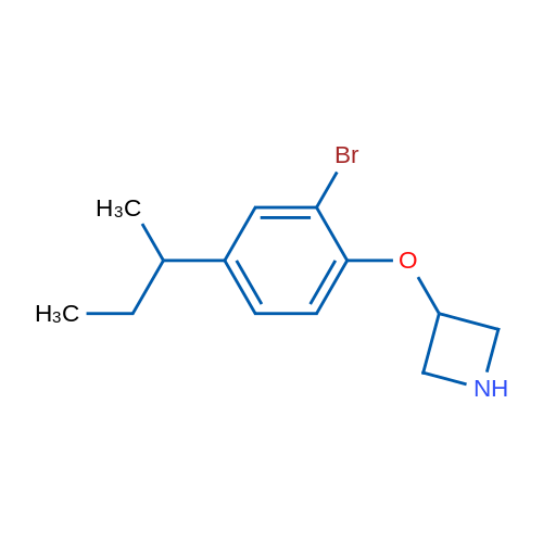 3-(2-Bromo-4-(sec-butyl)phenoxy)azetidine 5g
