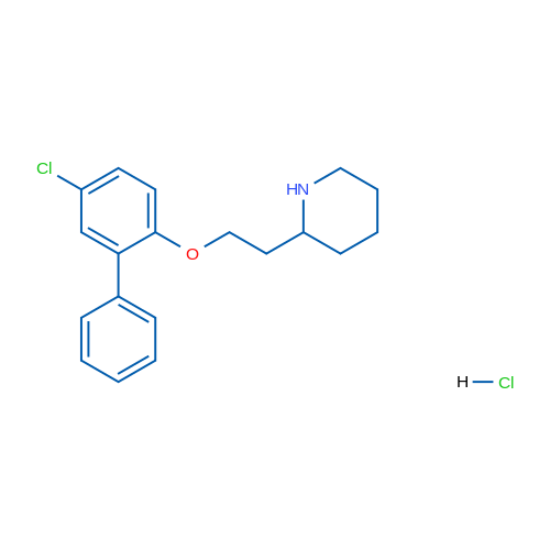 2-(2-((5-Chloro-[1,1'-biphenyl]-2-yl)oxy)ethyl)piperidine hydrochloride 1g