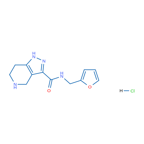 N-(Furan-2-ylmethyl)-4,5,6,7-tetrahydro-1H-pyrazolo[4,3-c]pyridine-3-carboxamide hydrochloride 5g