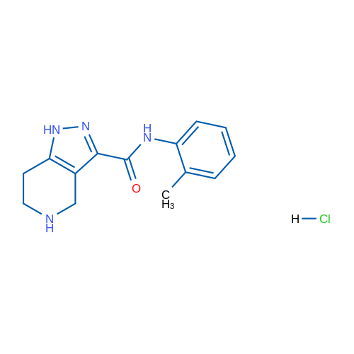 N-(o-Tolyl)-4,5,6,7-tetrahydro-1H-pyrazolo[4,3-c]pyridine-3-carboxamide hydrochloride 5g