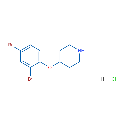 4-(2,4-Dibromophenoxy)piperidine hydrochloride 1g