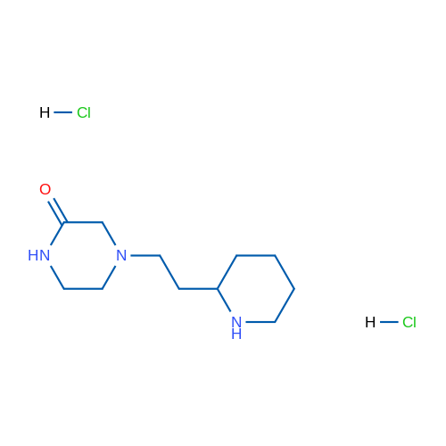 4-(2-(Piperidin-2-yl)ethyl)piperazin-2-one dihydrochloride 5g