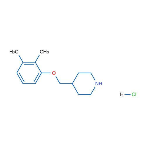 4-((2,3-Dimethylphenoxy)methyl)piperidine hydrochloride 1g