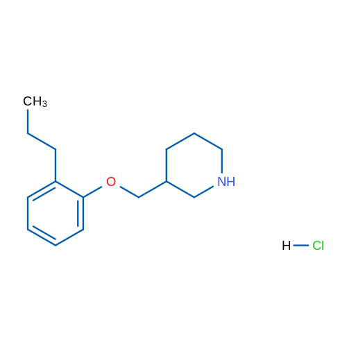 3-((2-Propylphenoxy)methyl)piperidine hydrochloride 1g
