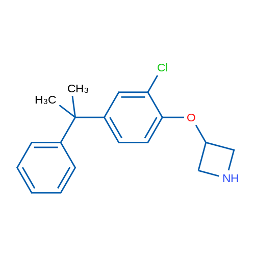 3-(2-Chloro-4-(2-phenylpropan-2-yl)phenoxy)azetidine 1g