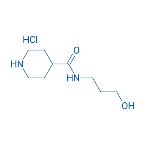 N-(3-Hydroxypropyl)piperidine-4-carboxamide hydrochloride 5g
