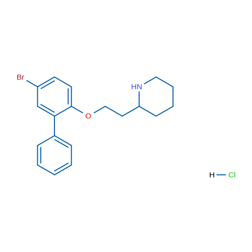 2-(2-((5-Bromo-[1,1'-biphenyl]-2-yl)oxy)ethyl)piperidine hydrochloride 5g