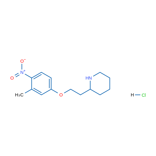 2-(2-(3-Methyl-4-nitrophenoxy)ethyl)piperidine hydrochloride 5g