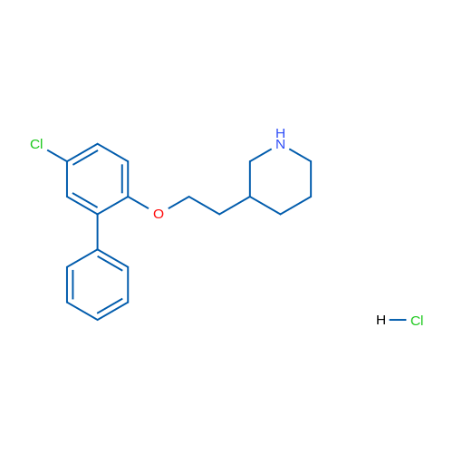 3-(2-((5-Chloro-[1,1'-biphenyl]-2-yl)oxy)ethyl)piperidine hydrochloride 5g
