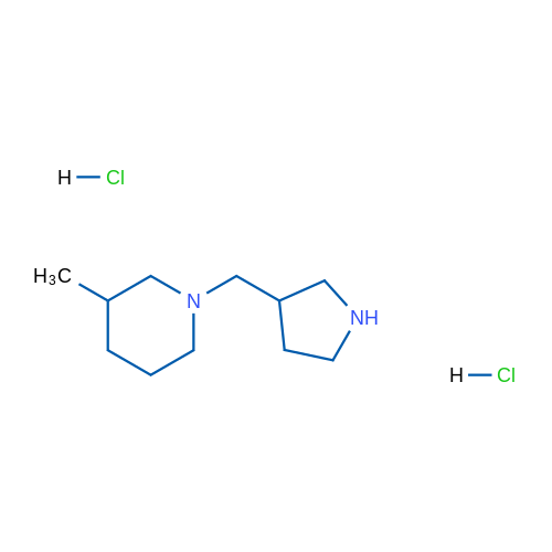 3-Methyl-1-(pyrrolidin-3-ylmethyl)piperidine dihydrochloride 1g