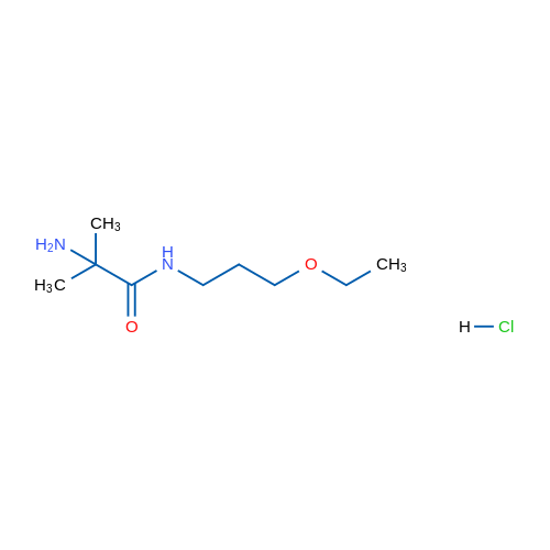 2-Amino-N-(3-ethoxypropyl)-2-methylpropanamide hydrochloride 5g