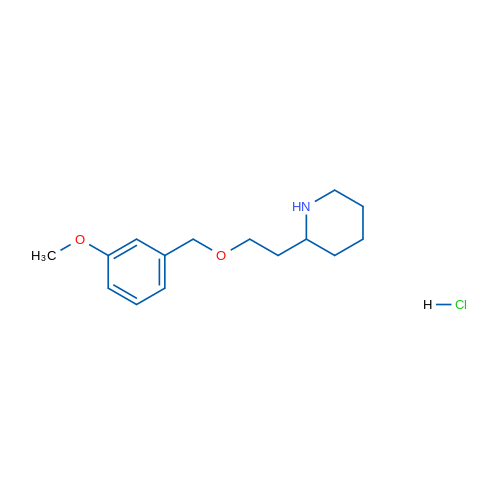 2-(2-((3-Methoxybenzyl)oxy)ethyl)piperidine hydrochloride 1g