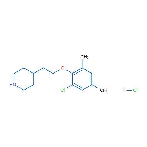 4-(2-(2-Chloro-4,6-dimethylphenoxy)ethyl)piperidine hydrochloride 5g
