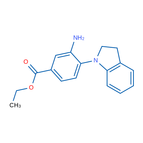 Ethyl 3-amino-4-(indolin-1-yl)benzoate 5g