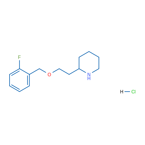 2-(2-((2-Fluorobenzyl)oxy)ethyl)piperidine hydrochloride 5g
