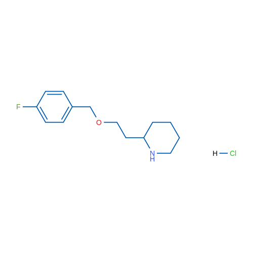2-(2-((4-Fluorobenzyl)oxy)ethyl)piperidine hydrochloride 1g