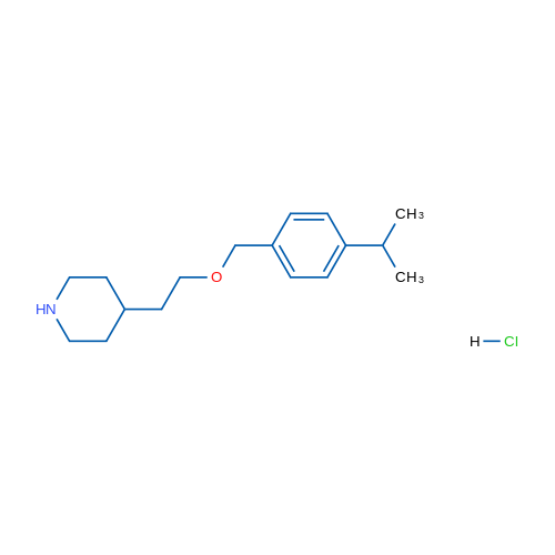 4-(2-((4-Isopropylbenzyl)oxy)ethyl)piperidine hydrochloride 1g