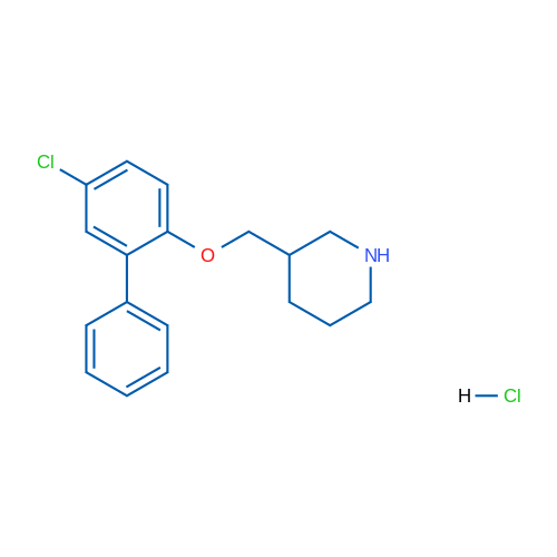 3-(((5-Chloro-[1,1'-biphenyl]-2-yl)oxy)methyl)piperidine hydrochloride 5g