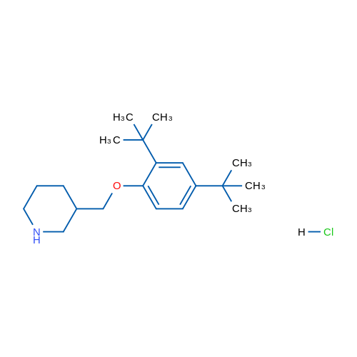 3-((2,4-Di-tert-butylphenoxy)methyl)piperidine hydrochloride 1g