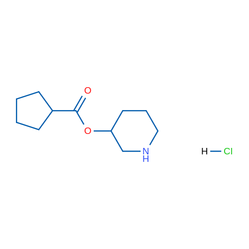 Piperidin-3-yl cyclopentanecarboxylate hydrochloride 5g