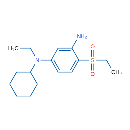 N1-Cyclohexyl-N1-ethyl-4-(ethylsulfonyl)benzene-1,3-diamine 5g