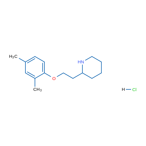 2-(2-(2,4-Dimethylphenoxy)ethyl)piperidine hydrochloride 1g
