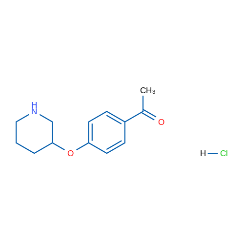 1-(4-(Piperidin-3-yloxy)phenyl)ethanone hydrochloride 5g