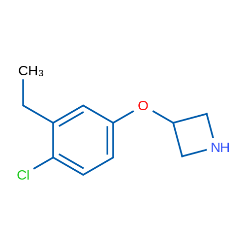 3-(4-Chloro-3-ethylphenoxy)azetidine 1g