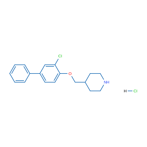 4-(((3-Chloro-[1,1'-biphenyl]-4-yl)oxy)methyl)piperidine hydrochloride 5g