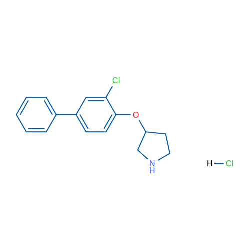 3-((3-Chloro-[1,1'-biphenyl]-4-yl)oxy)pyrrolidine hydrochloride 1g