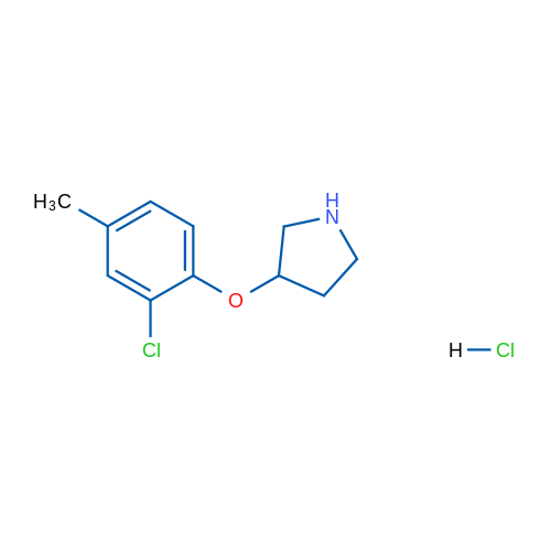 3-(2-Chloro-4-methylphenoxy)pyrrolidine hydrochloride 5g