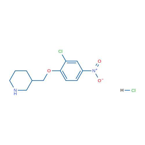 3-((2-Chloro-4-nitrophenoxy)methyl)piperidine hydrochloride 5g