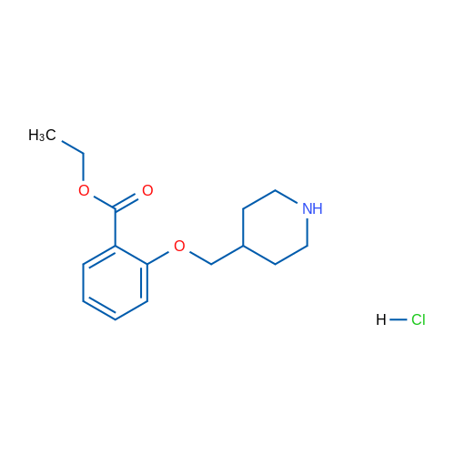 Ethyl 2-(piperidin-4-ylmethoxy)benzoate hydrochloride 1g