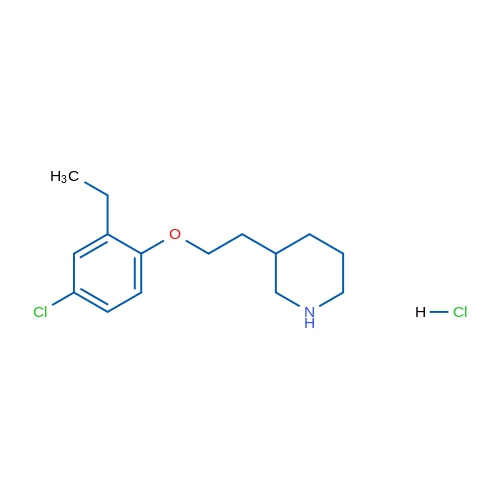 3-(2-(4-Chloro-2-ethylphenoxy)ethyl)piperidine hydrochloride 1g