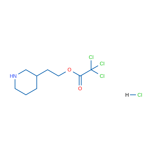 2-(Piperidin-3-yl)ethyl 2,2,2-trichloroacetate hydrochloride 1g