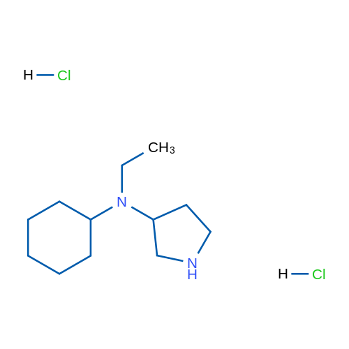 N-Cyclohexyl-N-ethylpyrrolidin-3-amine dihydrochloride 5g
