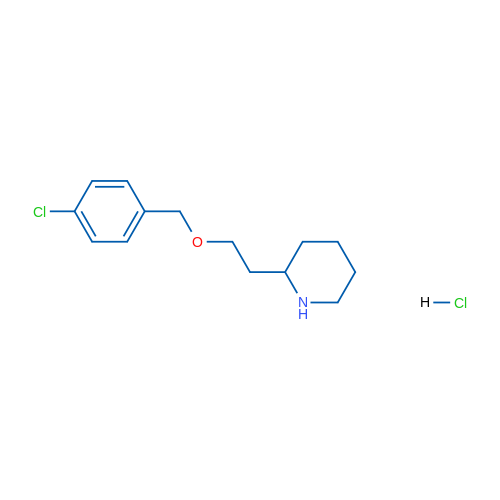 2-(2-((4-Chlorobenzyl)oxy)ethyl)piperidine hydrochloride 1g